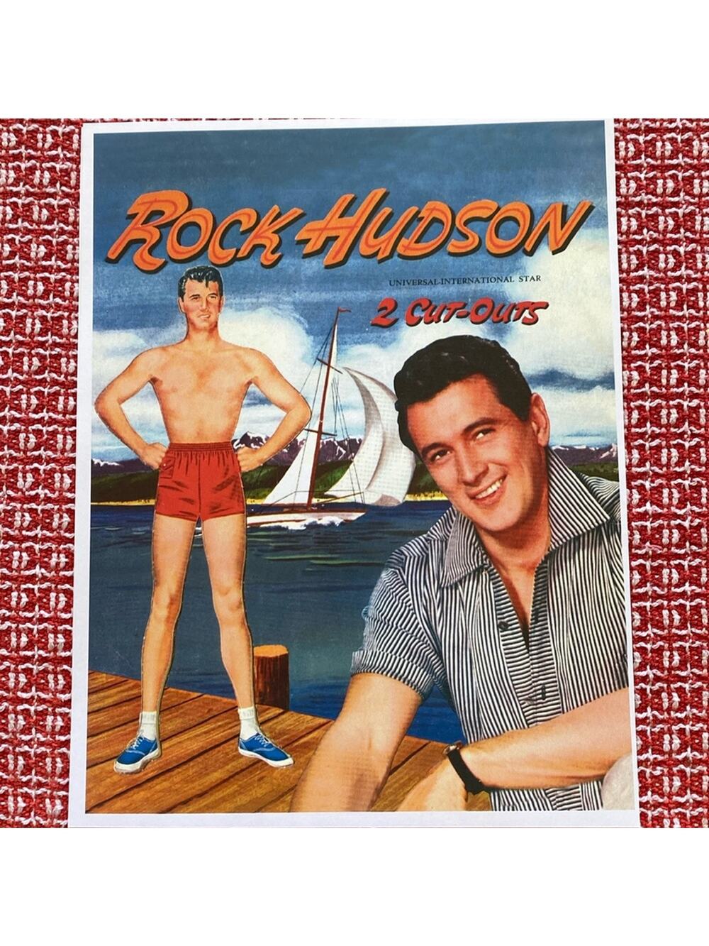 Vintage 1957 Original 1957 2 uncut Mint paper dolls